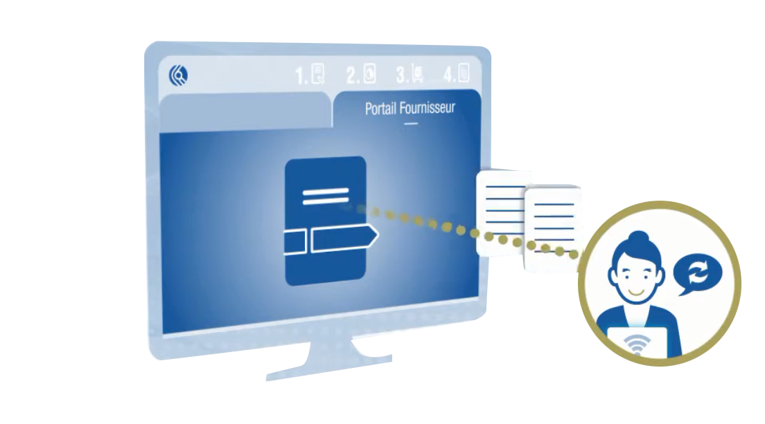 LBS Suite - Icône portail fournisseur TMS TBMS traduction