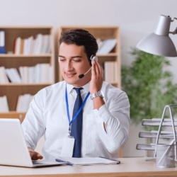 lsp_tbms_man_on_the_phone lsp lbs suite lbssuite translation business management system TBMS localization workflow