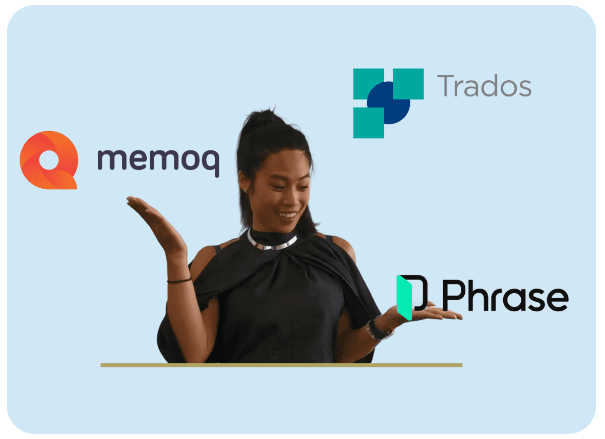 cat tool trados phrase memoq integration cat tools